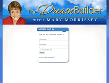 Tablet Screenshot of mydreambuilderprogram.com